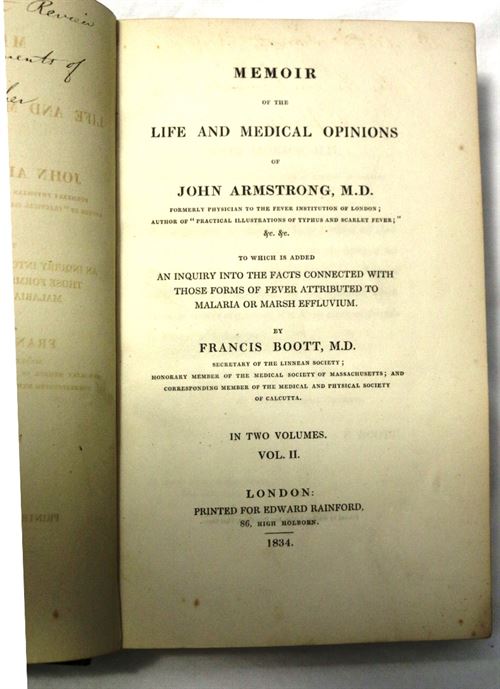 Memoir of the Life and Medical Opinions of John Armstrong